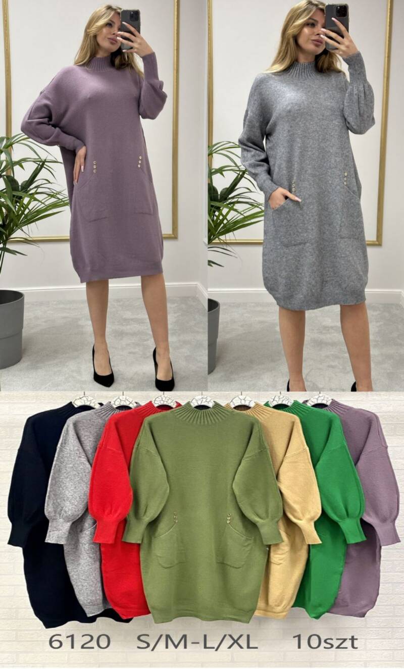 Sukienki damskie Roz S/M-L/XL, Mix Kolor .Paczka 10 szt